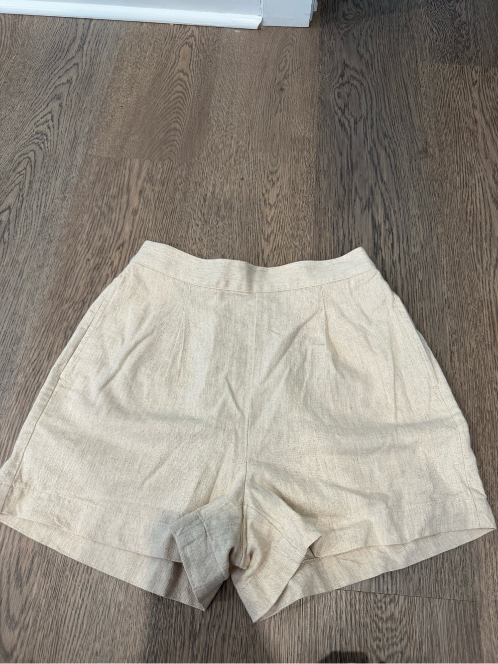 Madewell Light Beige Women's Linen Blend Shorts